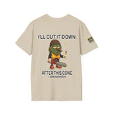 Chop Chop… In A Minute – Tree Guy — GreenandSEEN — Gildan 64000 Softstyle Tee — Light