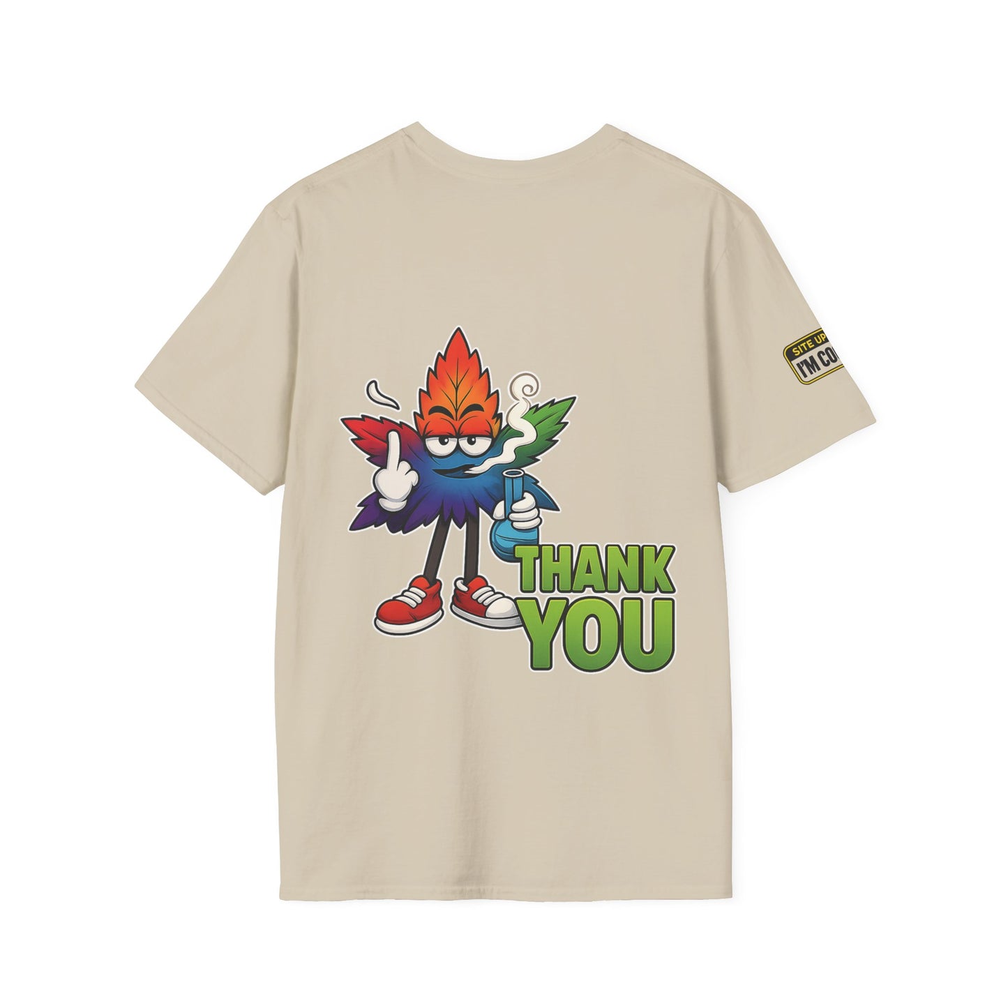 You’re Welcome / Thank You — GreenandSEEN — Gildan 64000 Softstyle Tee — Light