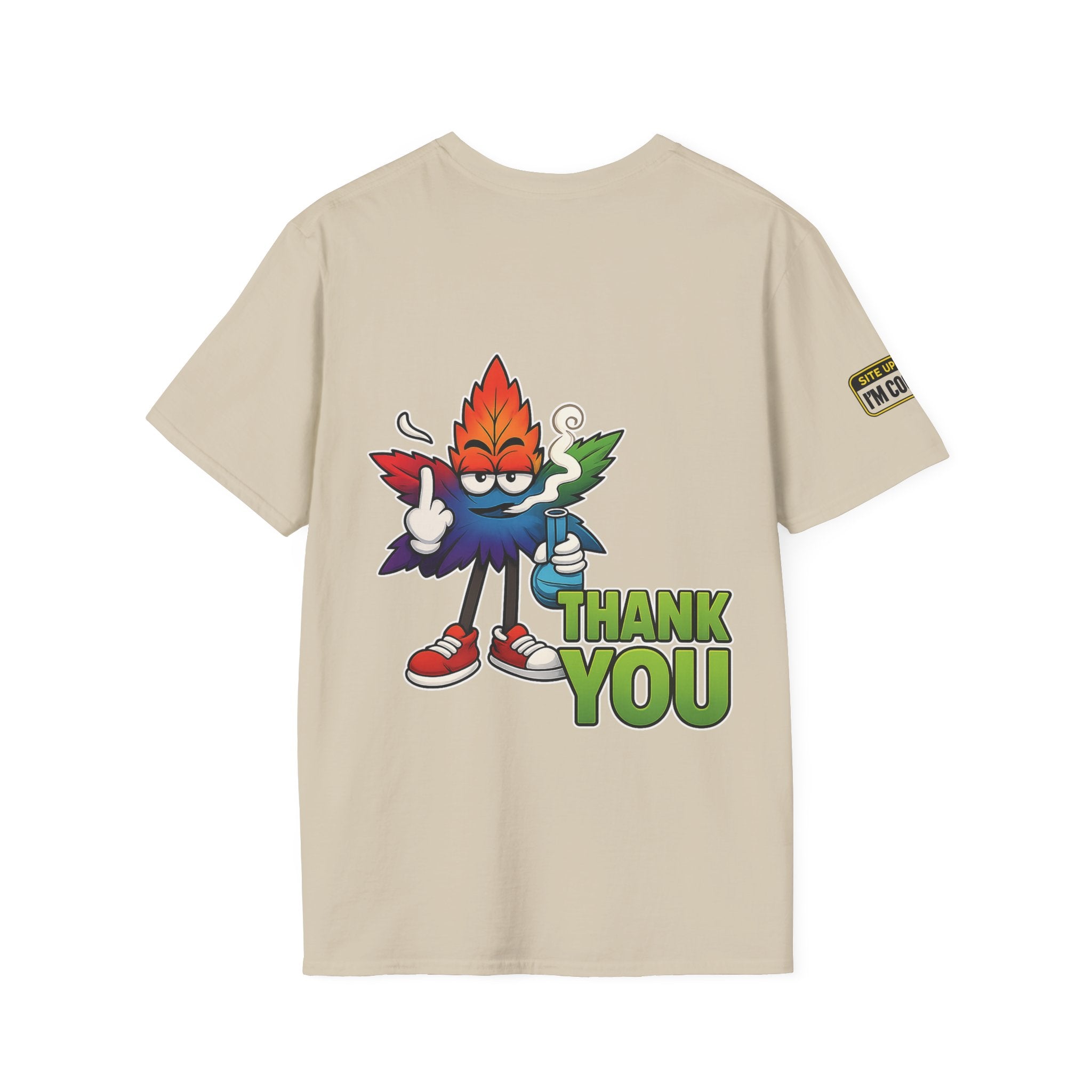 You’re Welcome / Thank You — GreenandSEEN — Gildan 64000 Softstyle Tee — Light