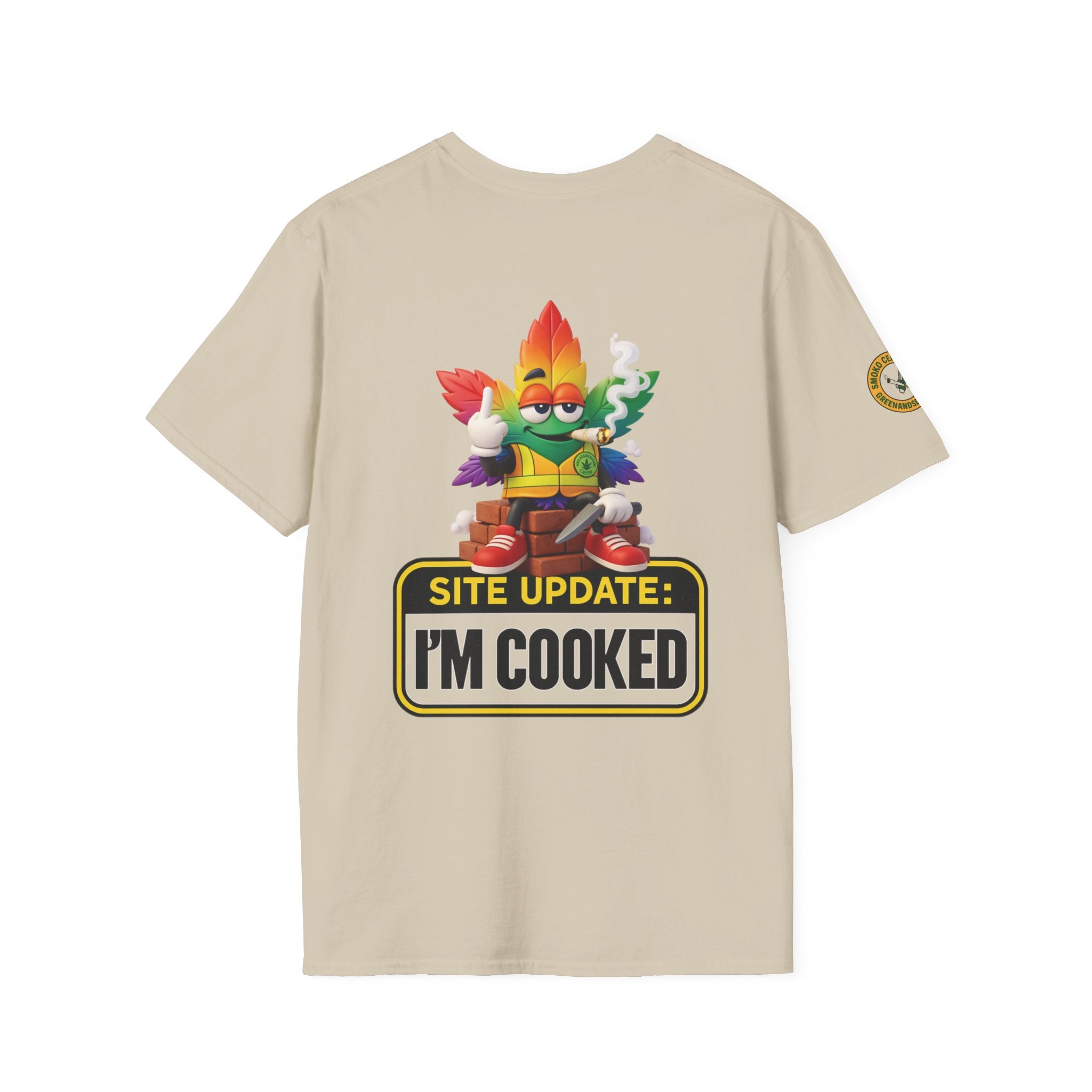 SITE UPDATE: I’M COOKED — GreenandSEEN — Gildan 64000 Softstyle Tee — Light & Dark