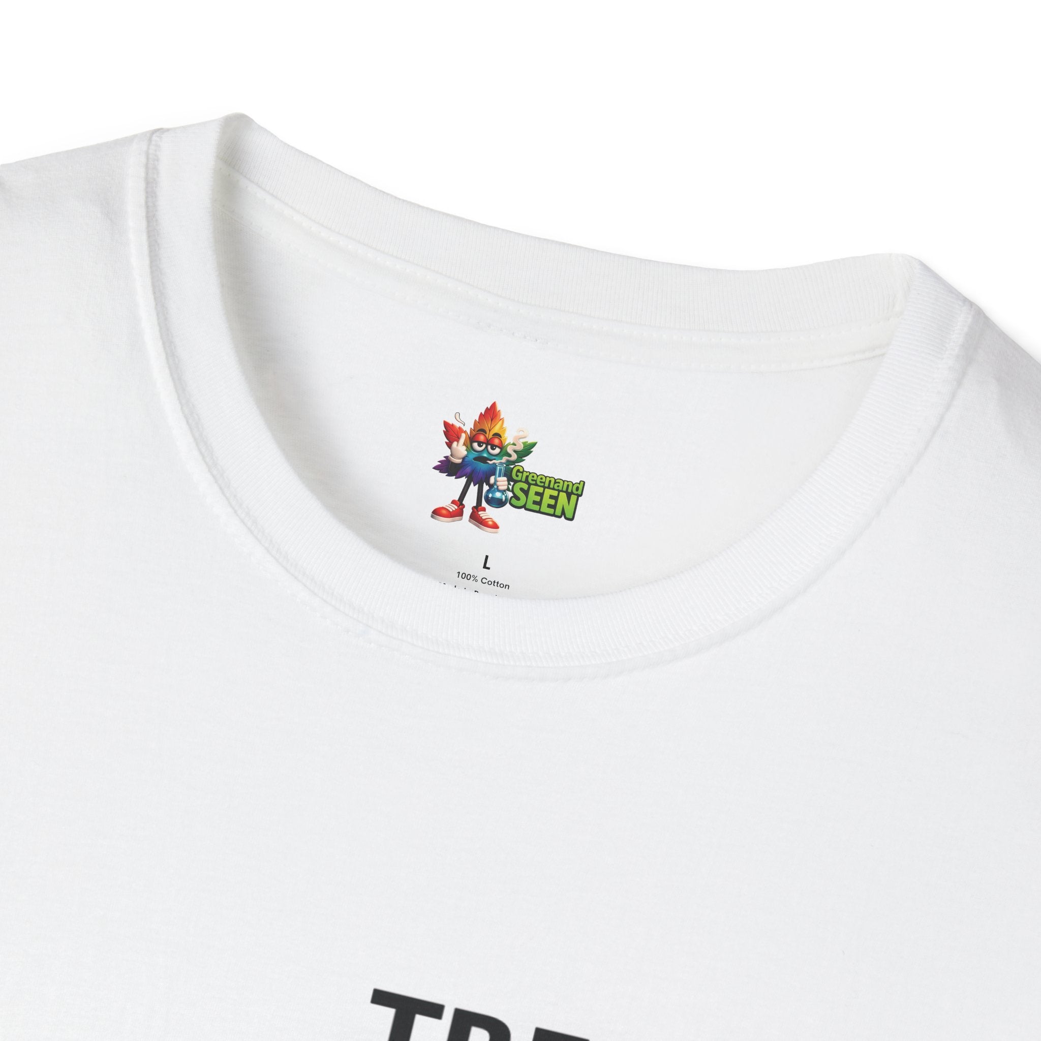 Chop Chop… In A Minute – Tree Guy — GreenandSEEN — Gildan 64000 Softstyle Tee — Light