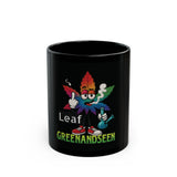 Leaf GreenandSEEN Colorful Black Mug