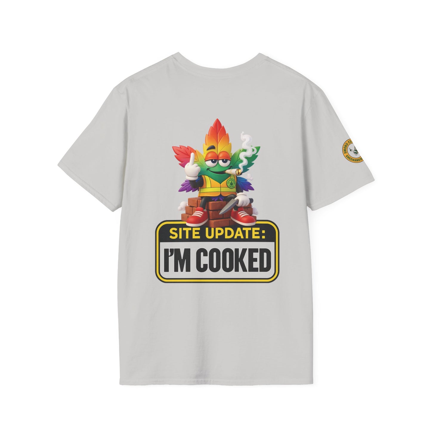 SITE UPDATE: I’M COOKED — GreenandSEEN — Gildan 64000 Softstyle Tee — Light & Dark