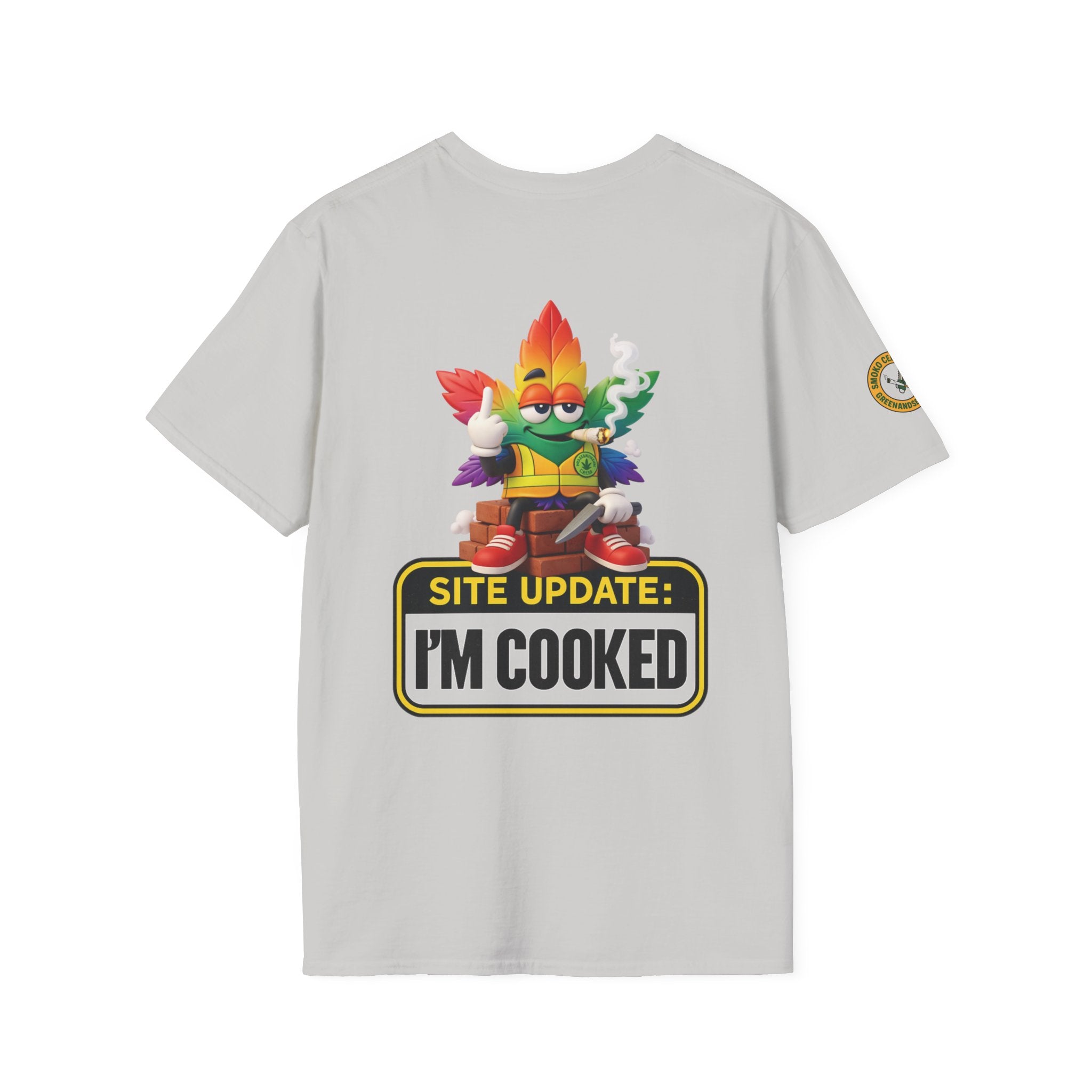 SITE UPDATE: I’M COOKED — GreenandSEEN — Gildan 64000 Softstyle Tee — Light & Dark