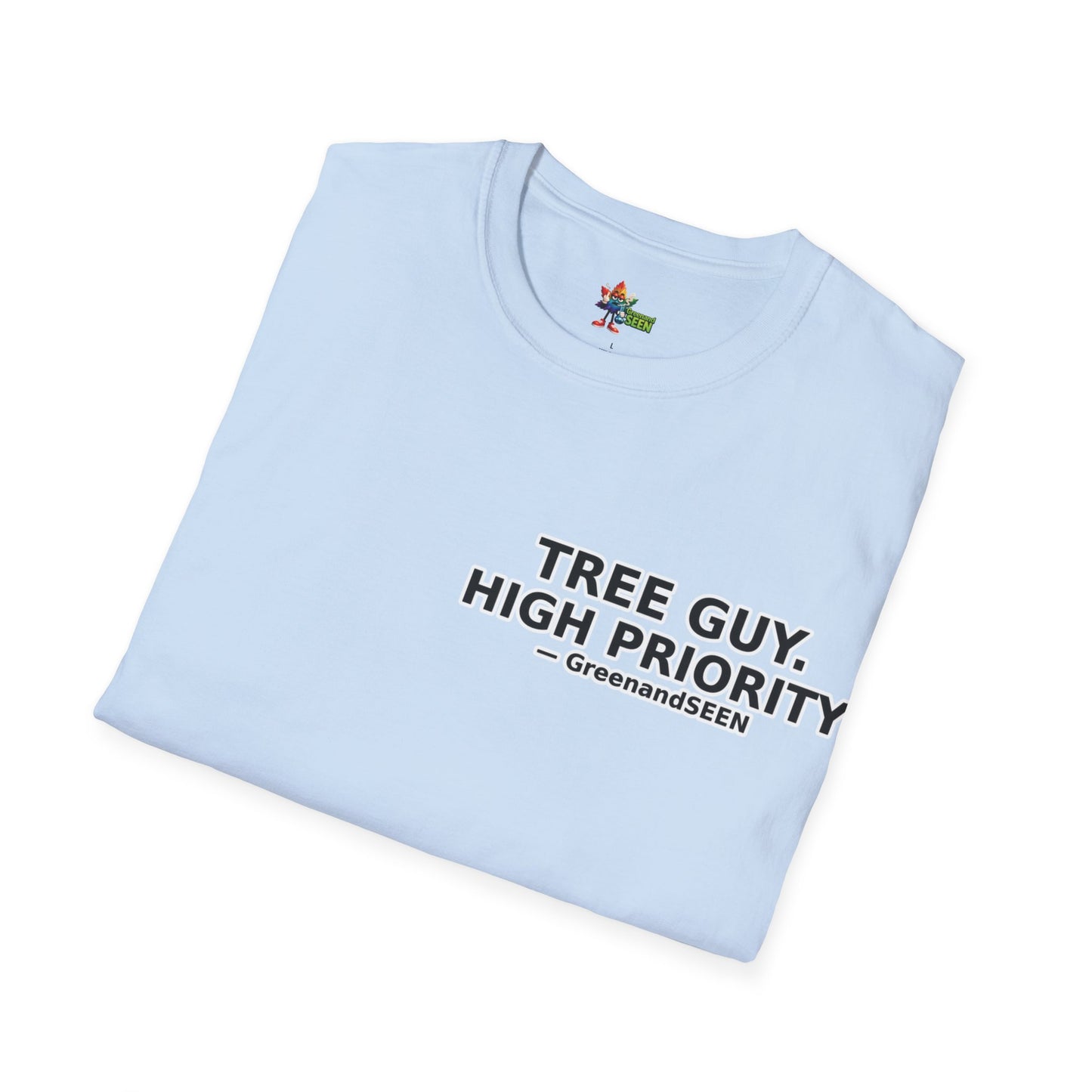 Chop Chop… In A Minute – Tree Guy — GreenandSEEN — Gildan 64000 Softstyle Tee — Light