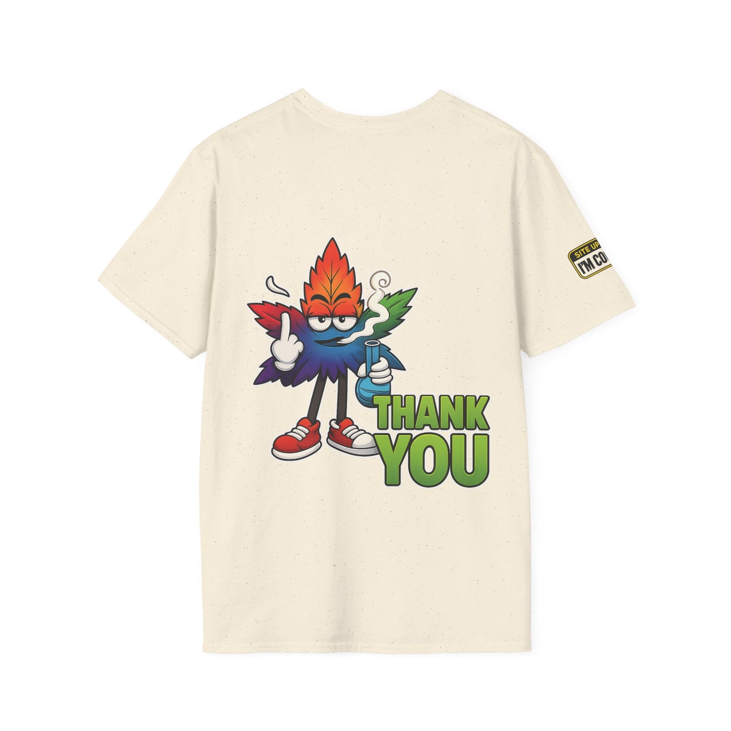 You’re Welcome / Thank You — GreenandSEEN — Gildan 64000 Softstyle Tee — Light