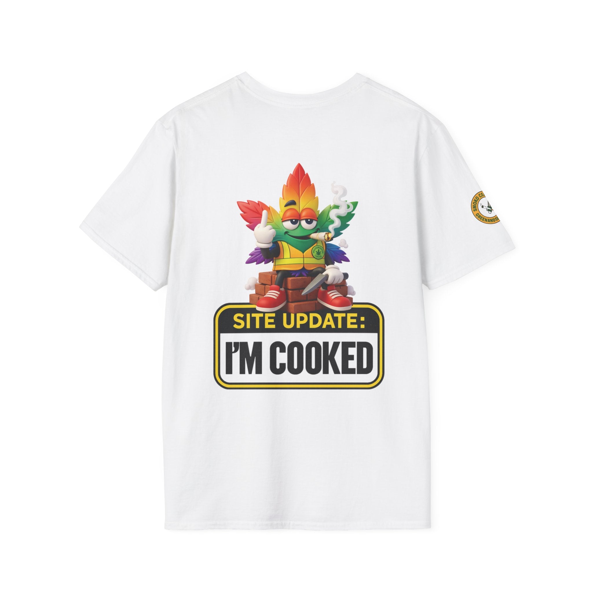 SITE UPDATE: I’M COOKED — GreenandSEEN — Gildan 64000 Softstyle Tee — Light & Dark