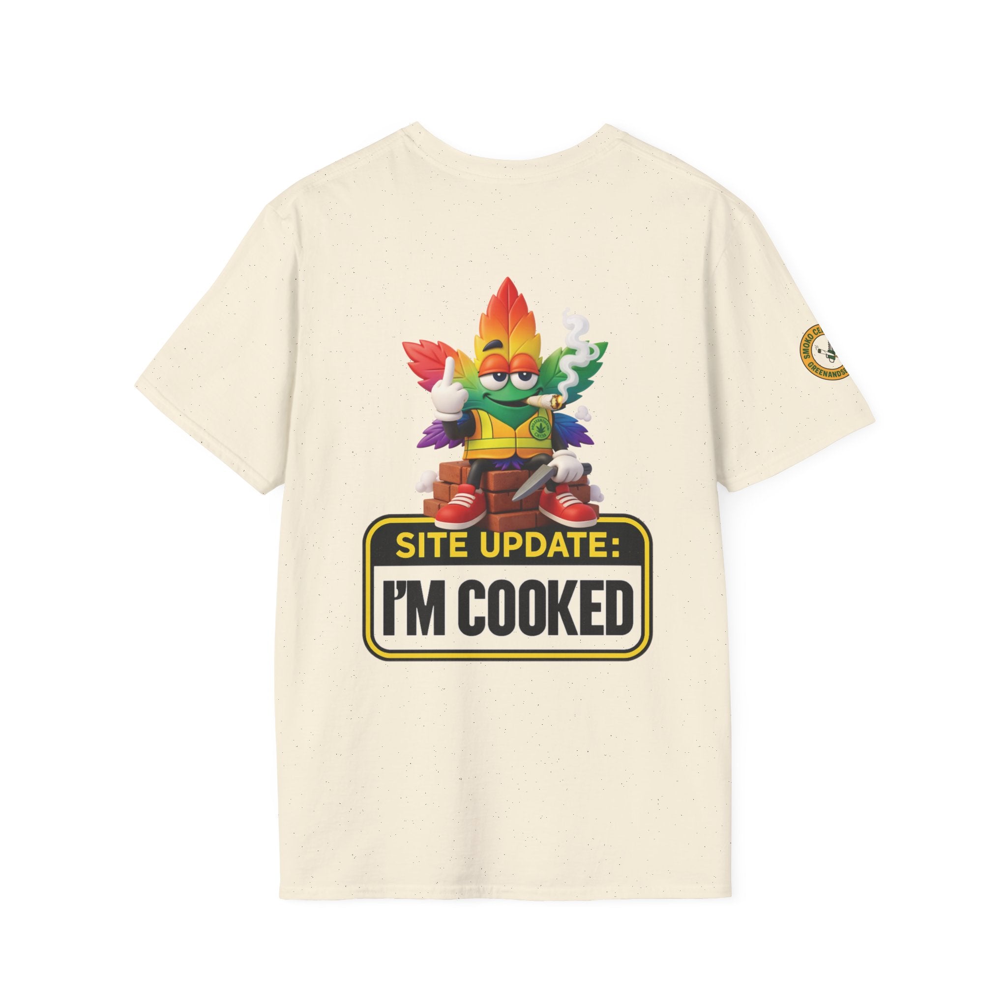 SITE UPDATE: I’M COOKED — GreenandSEEN — Gildan 64000 Softstyle Tee — Light & Dark