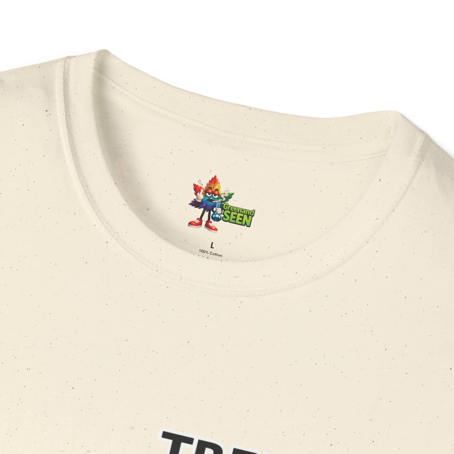 Chop Chop… In A Minute – Tree Guy — GreenandSEEN — Gildan 64000 Softstyle Tee — Light