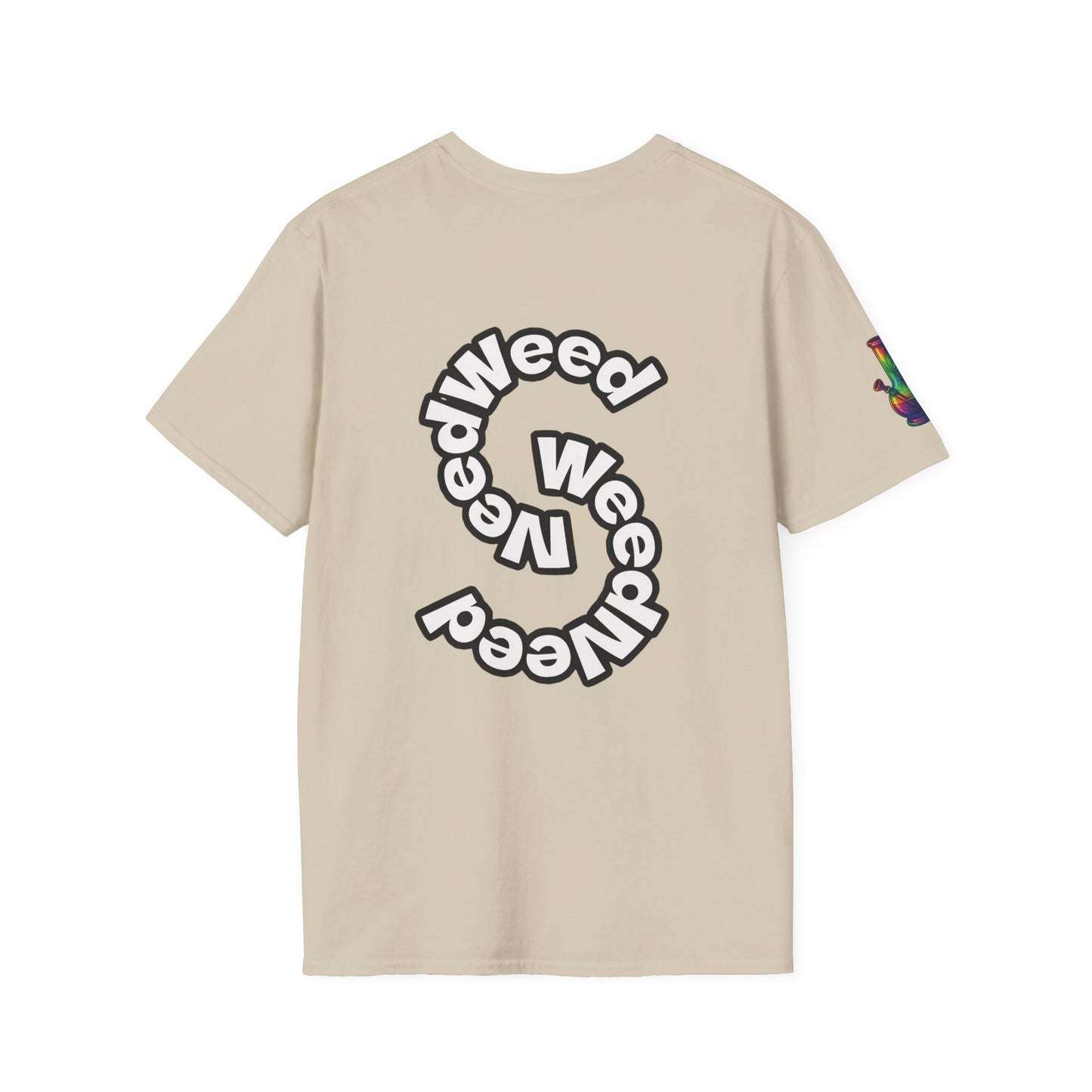 NeedWeedWeedNeed — GreenandSEEN — Gildan 64000 Softstyle Tee — Light