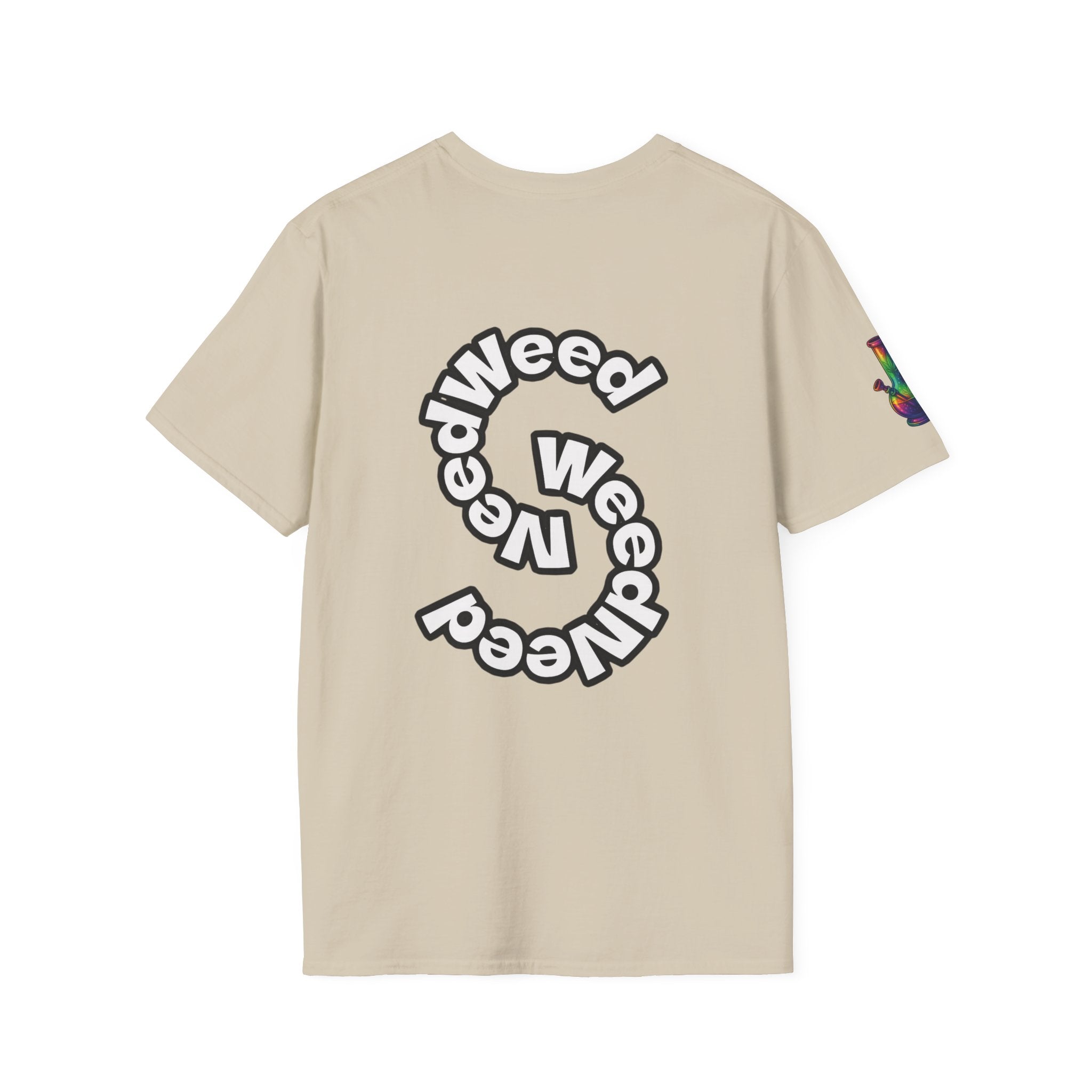 NeedWeedWeedNeed — GreenandSEEN — Gildan 64000 Softstyle Tee — Light