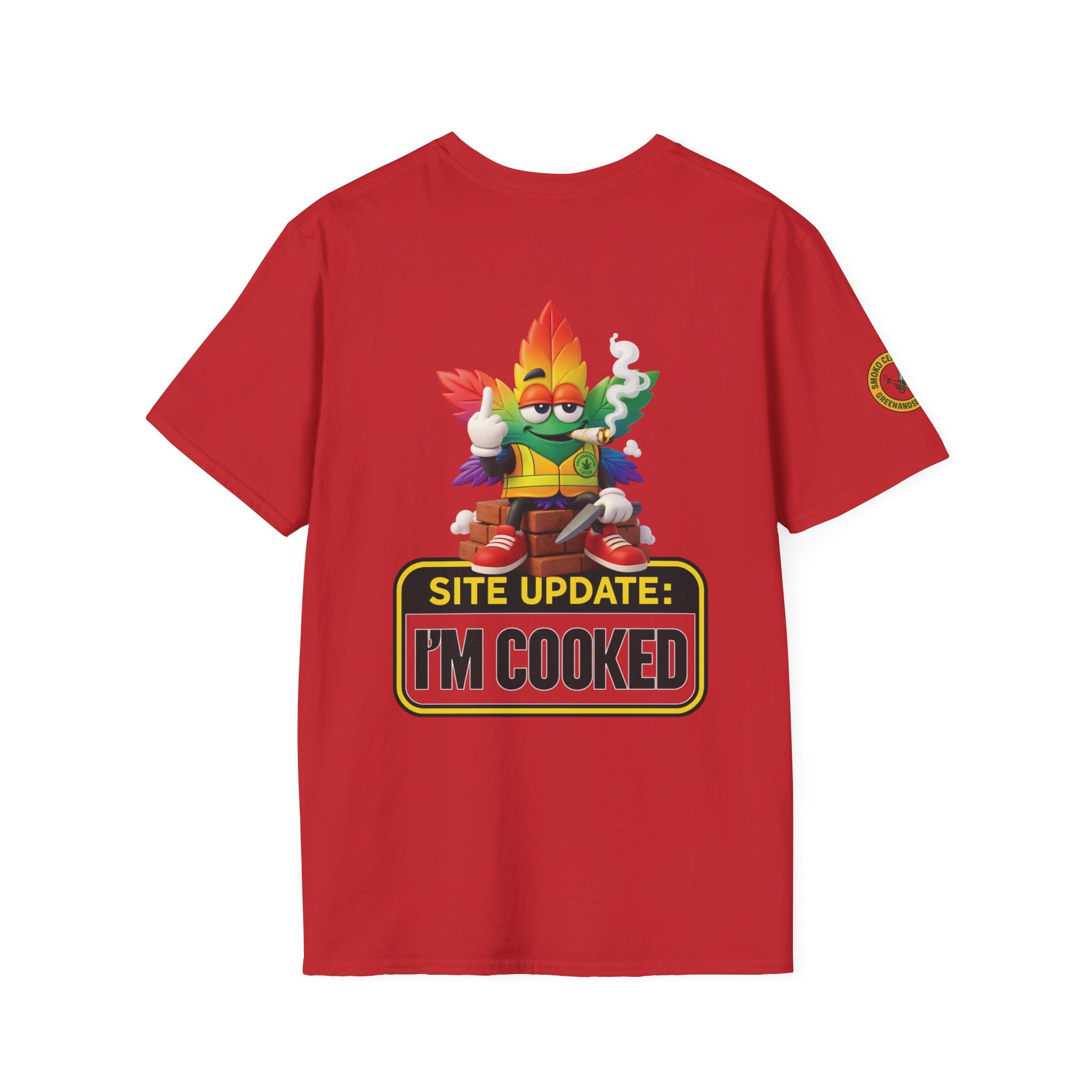 SITE UPDATE: I’M COOKED — GreenandSEEN — Gildan 64000 Softstyle Tee — Light & Dark