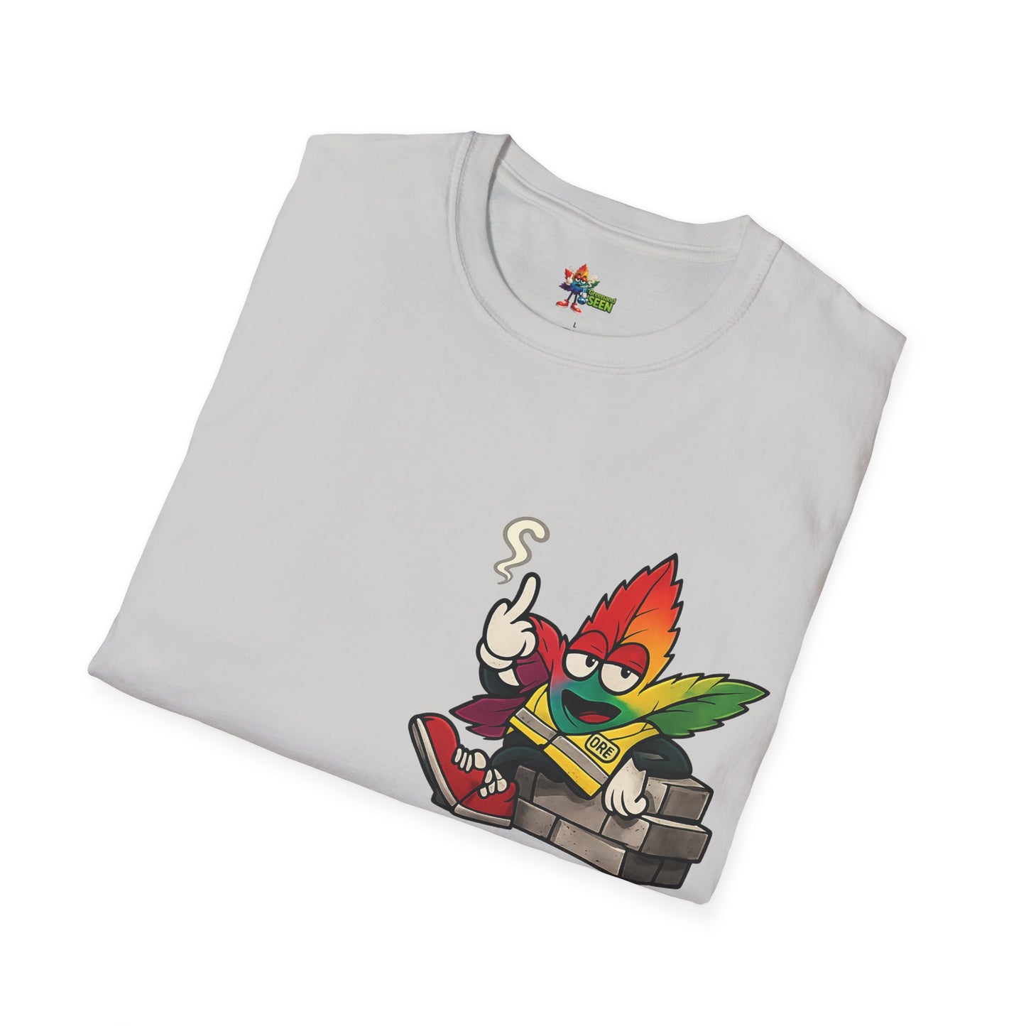 BRICK BY BRICK, HIT BY HIT — GreenandSEEN — Gildan 64000 Softstyle Tee — Light